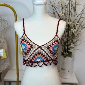 Boho Crochet Crop Top